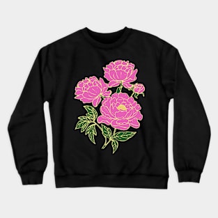 Pink Peonies #2 Crewneck Sweatshirt